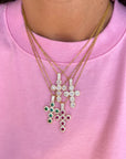 Collana Cross Diamod