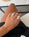 Anello Double Goccia