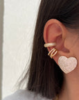 Orecchini Clip Cuore