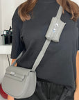 Borsa Double Grigia