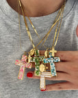 Collana Snake Cross
